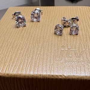 Elegant Silver Stud Earrings